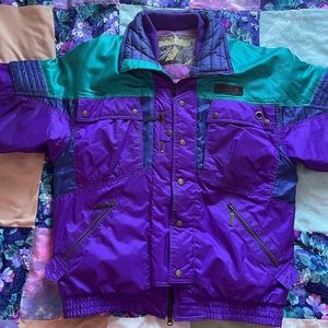 Vintage Möbius Womens large ski jacket